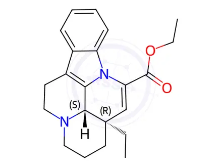 Chemical structure of Vinpocetine Impurity E