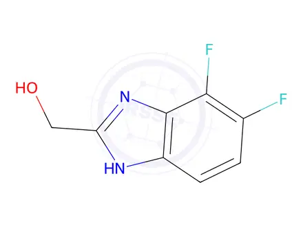 Chemical structure of 4,5-Difluoro-2-(hydroxymethyl)benzimidazole