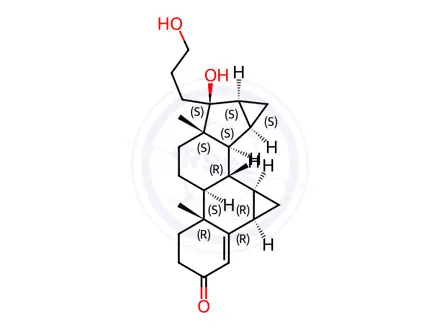Chemical structure of Drospirenone Diol Impurity