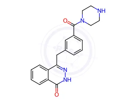 Chemical structure of DesFluoro Olaparib Amine Impurity