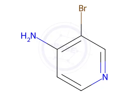 Chemical structure of 4-Amino-3-bromopyridine