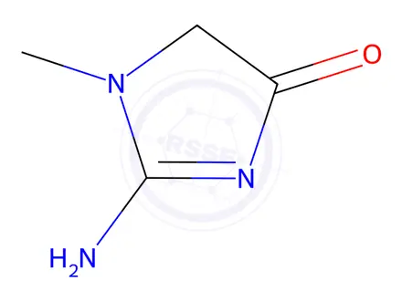 Chemical structure of Creatinine