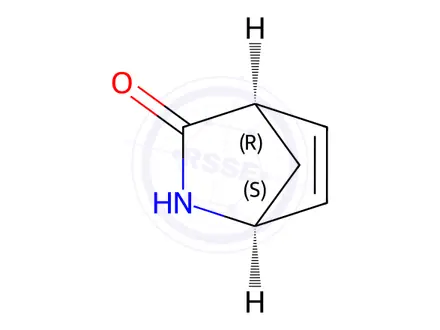 Chemical structure of (1S,4R)-2-Aza-bicyclo[2.2.1]hept-5-en-3-one