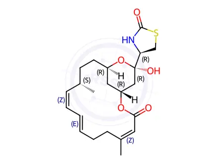 Chemical structure of Latrunculin A