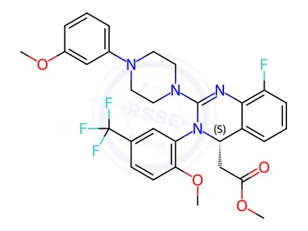 Chemical structure of Letermovir Methyl Ester Impurity