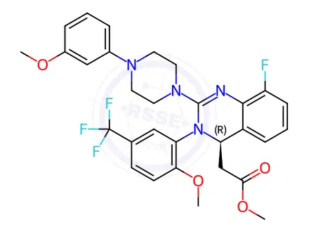 Chemical structure of Letermovir Impurity 146
