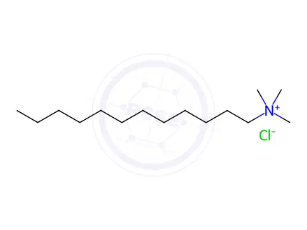 Chemical structure of Dodecyltrimethylammonium chloride