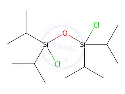 Chemical structure of 1,3-dichloro-1,1,3,3-tetraisopropyldisiloxane