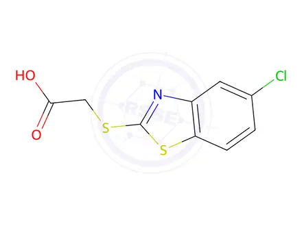 Chemical structure of (1-Phenyl-1H -tetrazol-5-ylsulfanyl)-acetic acid