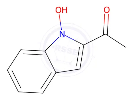 Chemical structure of 1-(1-Hydroxy-1H-indol-2-yl)ethanone