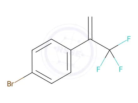 Chemical structure of Benzene, 1-bromo-4-[1-(trifluoromethyl)ethenyl]-