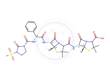 Chemical structure of Mezlocillin Impurity 26