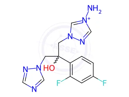 Chemical structure of Fluconazole Impurity I
