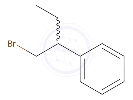 Chemical structure of 1-(1-bromobutan-2-yl)benzene