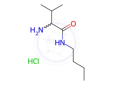 Chemical structure of 2-Amino-N-butyl-3-methylbutanamide hydrochloride