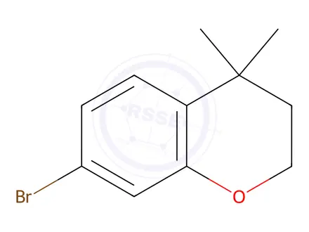 Chemical structure of 7-Bromo-4,4-dimethylchroman