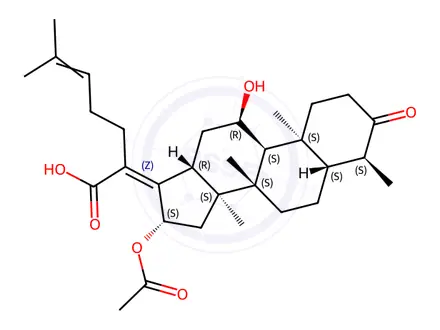 Chemical structure of Fusidic acid EP Impurity G