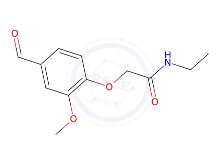 Chemical structure of N-Ethyl-2-(4-formyl-2-methoxyphenoxy)acetamide