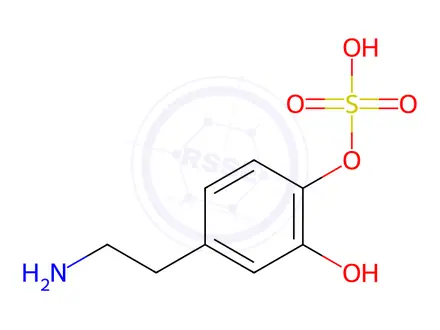 Chemical structure of Dopamine 4-O-Sulfate