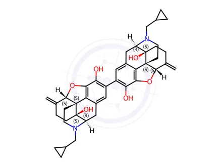 Chemical structure of Nalmefene Impurity A