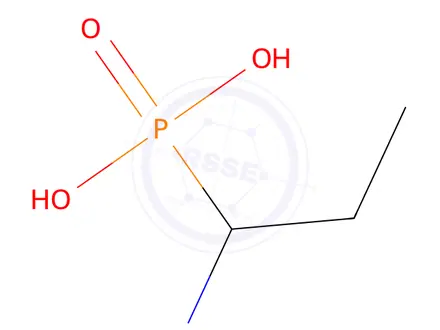 Chemical structure of (1-Aminopropyl)phosphonic acid
