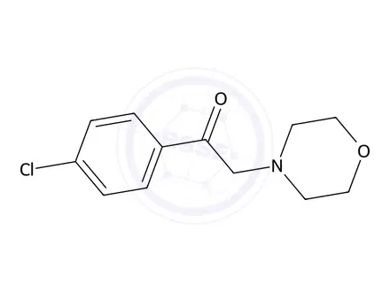 Chemical structure of 1-(4-Chlorophenyl)-2-morpholinoethan-1-one