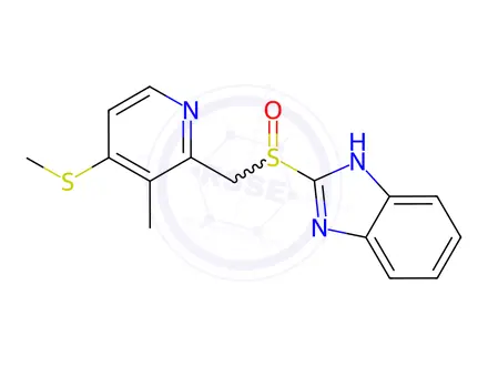 Chemical structure of Rabeprazole Sodium Impurity 41