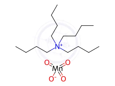 Chemical structure of TetrabutylaMMoniuM perManganate