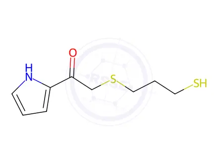 Chemical structure of 2-((3-Mercaptopropyl)thio)-1-(1H-pyrrol-2-yl)ethanone