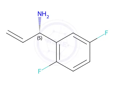 Chemical structure of (1S)-1-(2,5-DIFLUOROPHENYL)PROP-2-ENYLAMINE