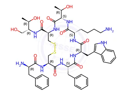 Chemical structure of Octreotide