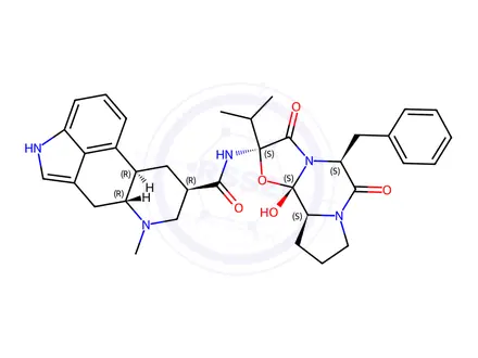 Chemical structure of Dihydroergocristine Mesilate Impurity 3 (Dihydroergocristine Mesilate EP Impurity C)