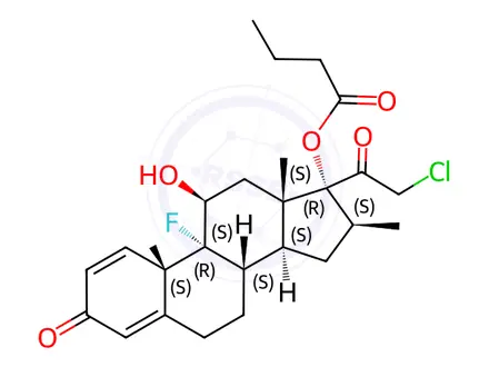 Chemical structure of Clobetasone Butyrate Impurity 14