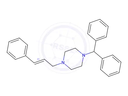Chemical structure of Cinnarizine