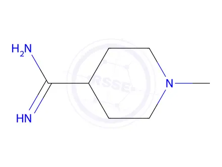 Chemical structure of 1-Methylpiperidine-4-carboximidamide