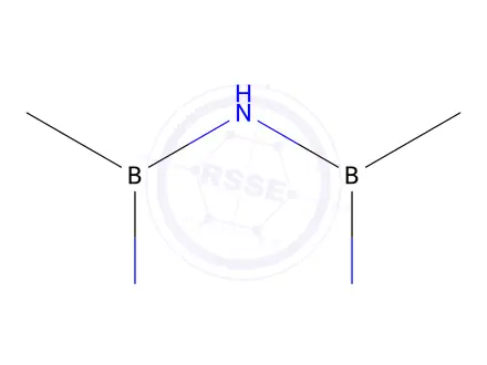 Chemical structure of 2,4-Dimethylborazine