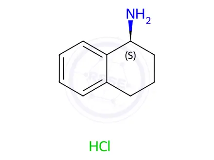 Chemical structure of (S)--1-AMINOTETRALINE HCL