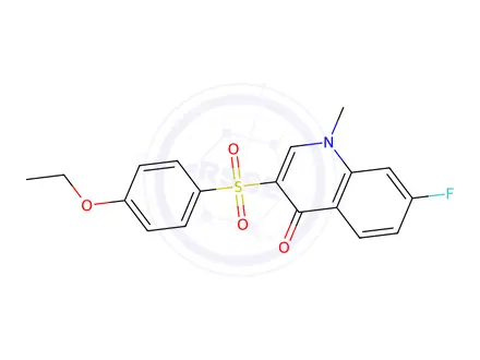Chemical structure of 3-((4-Ethoxyphenyl)sulfonyl)-7-fluoro-1-methylquinolin-4(1H)-one