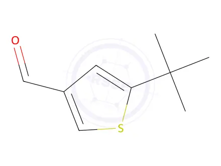 Chemical structure of 5-(tert-Butyl)thiophene-3-carbaldehyde