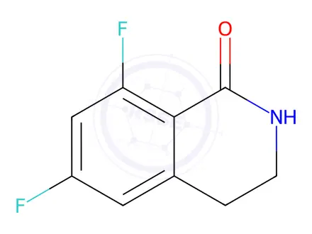 Chemical structure of 6,8-Difluoro-3,4-dihydroisoquinolin-1(2H)-one
