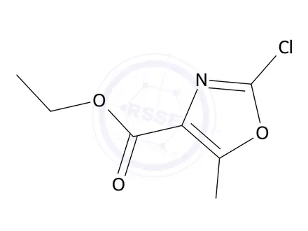 Chemical structure of Ethyl 5-bromo-2-chlorooxazole-4-carboxylate