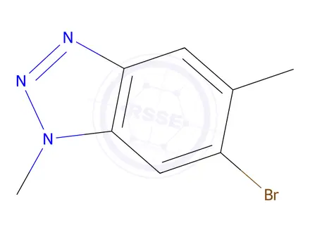 Chemical structure of 6-Bromo-1,5-dimethyl-1H-benzo[d][1,2,3]triazole