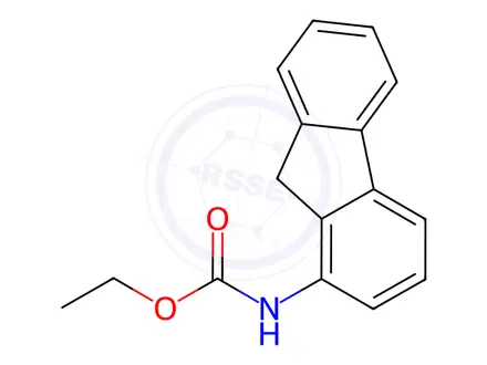 Chemical structure of Fluorene-1-carbamic Acid Ethyl Ester
