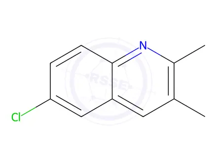 Chemical structure of 6-Chloro-2,3-diMethylquinoline