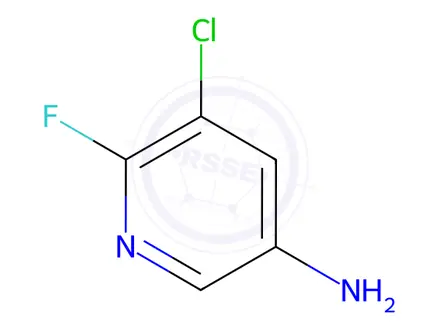 Chemical structure of 5-Chloro-6-fluoropyridin-3-amine