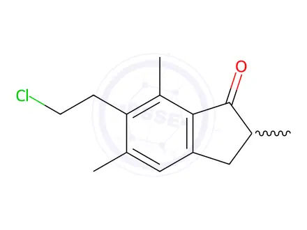 Chemical structure of PTEROSINF