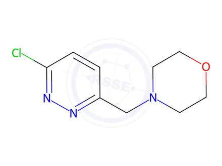 Chemical structure of 4-(6-chloro-pyridazin-3-ylmethyl)-morpholine