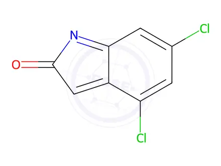 Chemical structure of 4,6-Dichloro-2-oxyindole