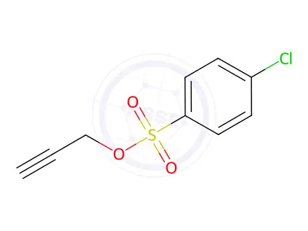 Chemical structure of Benzenesulfonic acid, 4-chloro-, 2-propynyl ester