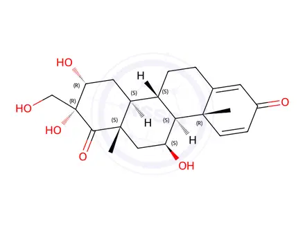 Chemical structure of Budesonide Impurity 35